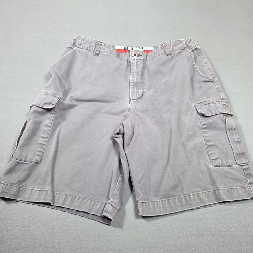 Vintage 90s B.U.M. Equipment Cargo Shorts Juniors Women's Sz 11/12 Purple Color